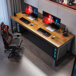 Jinsha Duke Solid Wood Gaming Desk Double Computer Desk Home Modern Study Writing Desk Workbench Office Desk
