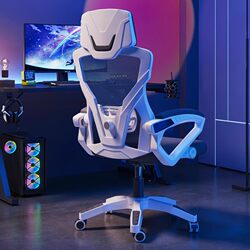 Yiqimei Gaming Chair Ergonomic Chair with Backrest, Comfortable for Long Sitting, Gaming Leisure Chair, Computer Chair for Home Use