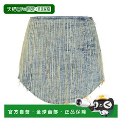 1 hour refundable DIESEL women's shorts A190470CMBZ01 AW2025 blue