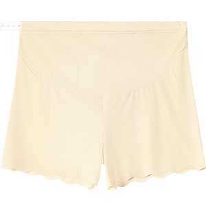 Pregnant women's safety pants for summer thin fit, ice silk anti glare shorts for outer wear, loose high waisted and oversized bottom pants for summer wear