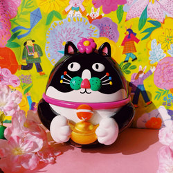 Uodycoco Original Small Fortune Desktop Entryway Ornament Storage Tray Storage Box Cute Creative Birthday Gift