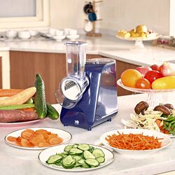 Electric Vegetable Cutter, Multifunctional Kitchen Tool for Home Use, Cucumber and Potato Shredder, Slicer, Grater, and Shredder