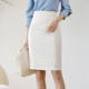 Professional skirt women's spring and summer solid color one-step skirt temperament mid-length suit short skirt OL hip-covering skirt work skirt
