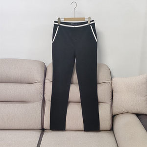 
Foreign trade women's autumn and winter thick black velvet trousers, casual pants, slim slim pencil pants, special price