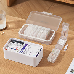 Japanese Household Medicine Box, Family-Sized Medicine Storage Box, Multi-Layer Large-Capacity Medicine Storage Box, First Aid Small Medicine Box