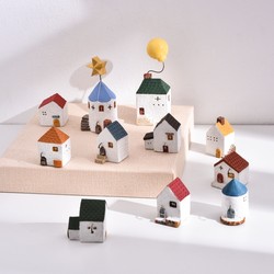 [Clearance Sale] Papa Handmade Mini House Japanese Style Miniature Ornament High-End Car and Desktop Decoration Gift