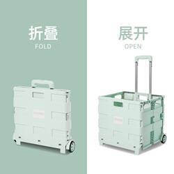 Small grocery cart folding and portable shopping