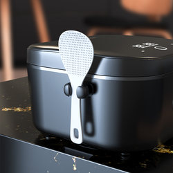 Adhesive Rice Spoon Storage Rack, Kitchen Wall-Mounted, Traceless Rice Ladle Holder, Rice Cooker Spoon Rack, Rice Spatula Hanger