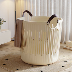 High-Quality Laundry Basket, Large Capacity Dirty Clothes Storage Bin for Home Use, Bathroom Clothes Basket