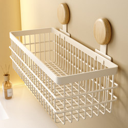 No-Drill Bathroom Shelf, Washbasin Storage Box, Bathroom Hanging Basket, Wall-Mounted Toilet Shelf, Wall-Mounted Washbasin