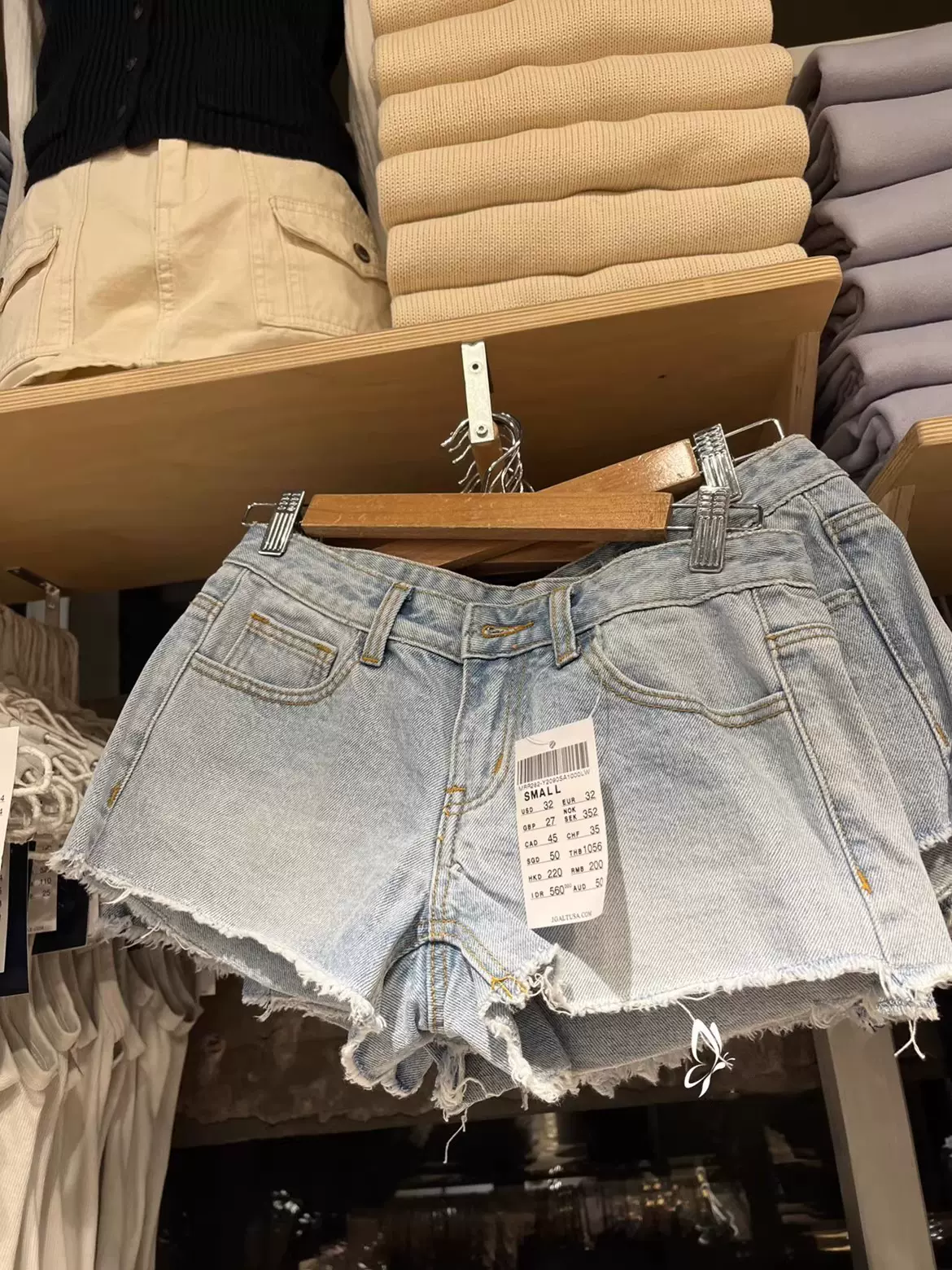 BrandyGirl美式复古低腰bm牛仔短裤女显瘦显腿长性感休闲