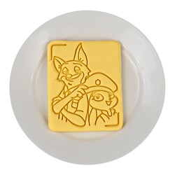 Zootopia Cookie Cutter Judy Fox Nick Gary 3D Press-Type Household Baking Tool