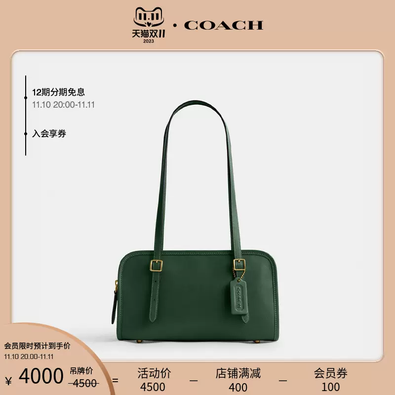 新品】COACH/蔻驰女士SWING拉链手袋单肩包腋下包高级简约-Taobao