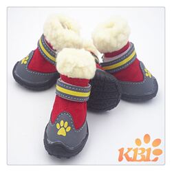 Kbl's New Teddy Autumn and Winter Warm Pet Shoes Pomeranian Small Anti-Slip Dog Shoes