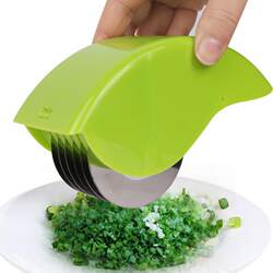 Six-Wheel Onion Cutter, Multifunctional Creative Roller Vegetable Cutter, Vegetable Shredder, Chili Slicer, Home Kitchen Gadget