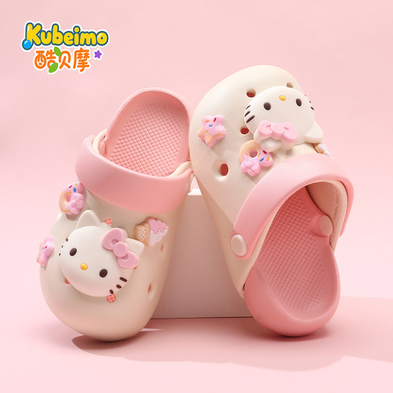 Children's Crocs Girls' Slippers Summer 2026 New Girls Sandals Anti-Slip Beach Shoes Baby Girls