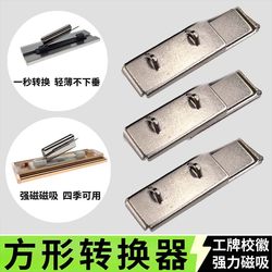 Magnet Converter for School Badges and Work Badges, Converts Badge Pins to Magnetic, Hides Badge Wear, Prevents Badge from Bending or Sagging, a Magic Tool