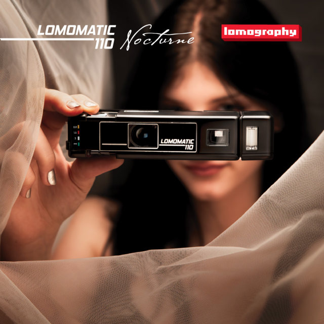 Lomography Lomomatic 110 automatic glass lens film camera