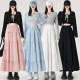 Women's 2025 new summer sweet age-reducing medium-length high waist drooping A-line large umbrella skirt