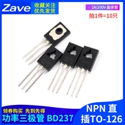 Transistor điện Zave BD237 2A/100V Transistor NPN cắm trực tiếp TO-126