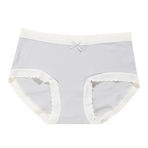 
Peach Blossom Season Pure Cotton Bottom Comfort Underwear Collection Women's Antibacterial Japanese Little Cute Mid-waisted Boxer Shorts Head