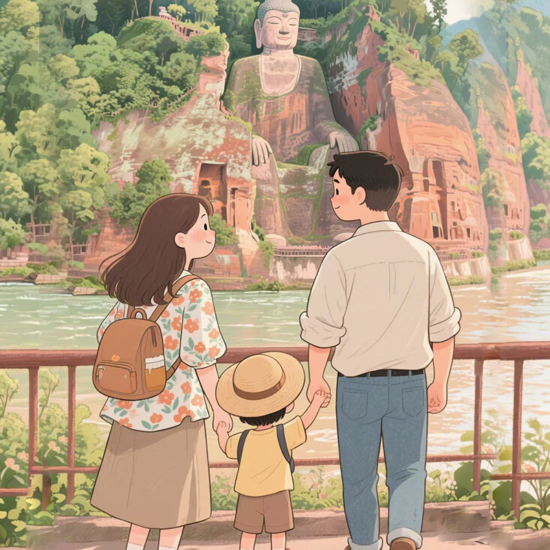 四川成都8日全景跟团纯玩游 九寨沟旅游 峨眉山旅游 乐山大佛旅游