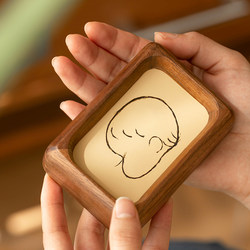 Baby Fetal Hair Keepsake LAOSHU Fetal Hair Painting Frame Birth Preservation Collection DIY Handmade Baby Fetal Hair Production