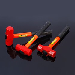 Large Hammer, Octagonal Hammer, Pvc Pipe Hammer, Fire Hammer, Mason's Hammer, Heavy-Duty Pure Steel Hammer, Shock-Resistant Handle