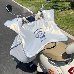 
Summer electric vehicle windshield is ice silk thin sunscreen sunshade battery motorcycle windproof and waterproof for all seasons