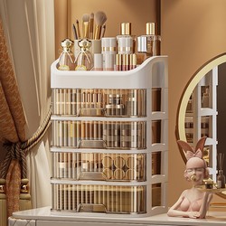 Cosmetics Desktop Drawer Storage Box Dressing Table Plastic Transparent Organizer Box Office Desk Storage Rack Skin Care Products