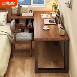 Corner Desk Corner Table Office Computer Desk Girls' Bookshelf Bookcase Integrated Bedroom Two-In-One Ins Hot Item