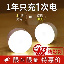 Human Sensor Light, Small Night Light, Rechargeable Bedroom Smart Corridor Sound-Controlled Light, B Corridor Magnetic New Model, Hallway Light