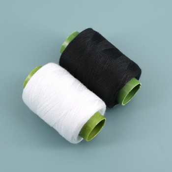 Black and white sewing thread sewing thread large roll 2 pack