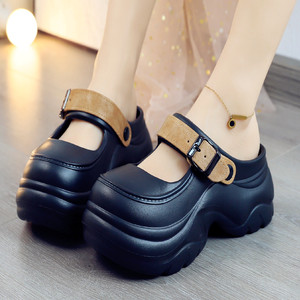 
2025 new fashionable simple high-end thick-soled bag-toe slippers for women in summer wear two-wear high-end slippers