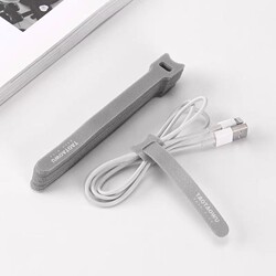T-Shaped Data Cable Storage Strap, Velcro Charging Cable Organizer, Computer Cable Storage and Fixing Tool, Cable Organizer Gadget