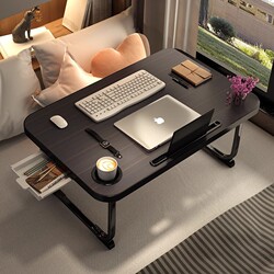 Small Bed Table, Folding Desk for Windowsill, Student Bedside Dormitory Desk, Laptop Stand, Office Desk, Lazy Bedroom Floor Table, Ins-Style Study Desk, Movable Small Table, Elevated Bed Table, Enlarged Version