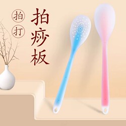 Kangzhuci Meridian Tapping Board, Back Massager, Home Use Tapping Massage Hammer, Shoulder Massager, Silicone Health Care Tapping Tool