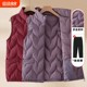 Middle-aged and elderly mothers' winter down cotton vest jackets, grandma's spring and autumn, wife's and elderly warm clothes cardigans