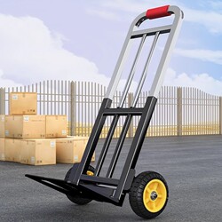 Folding Portable Handcart, Trolley, Small Cart, Heavy-Duty Cart, Household Shopping Cart