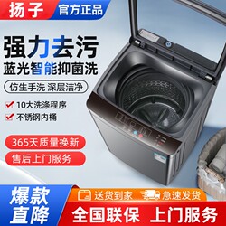 Yangzi Washing Machine Fully Automatic 10/15kg Household Small-Sized for Rental Apartments and Dormitories Large Capacity Genuine Product Wash-Dry-Spin Integrated