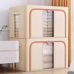 Fabric Clothing Storage Box, Foldable Household Storage Box, Organizer Box, Storage Bin, Wardrobe Storage Basket, Extra Large