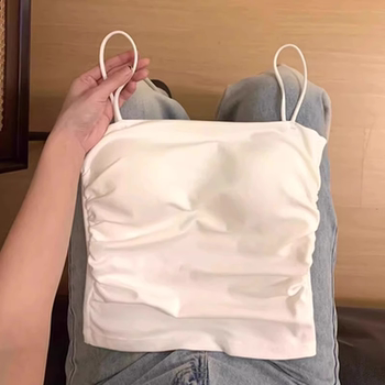 
White suspender vest with chest pads for thousands of people to buy more