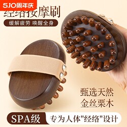 Meridian Brush for the Whole Body, Universal Massage Brush for Abdomen, Fat-Burning Tool, Leg Muscle Scraping Tool, Liver Meridian Tool