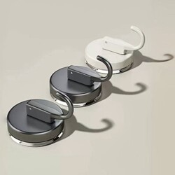 Suction Cup Glass Hook, No-Drill, Strong Load-Bearing, Vacuum Traceless Adhesive Hook for Kitchen, Behind Door, Bathroom, Toilet Wall