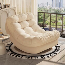 2026 New Model Moon Rocking Chair Recliner for Adults, Suitable for Nap Time, Balcony Lazy Sofa Chair, Sunbathing Chair