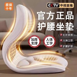 Authentic Ergonomic Lumbar Support Cushion for Long Sitting, Posture Correction Chair Backrest, Office Seat Cushion, Car Lumbar Support