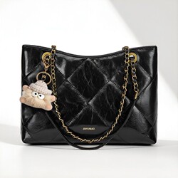 Ibu Gucci Women's Bag 2025 New Model Crossbody Bag Chain Underarm Bag Women's Shoulder Bag Large Capacity Metal