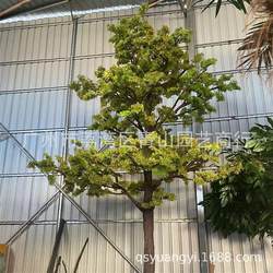 Simulated green ginkgo tree manufacturers supply simulated plants, green maple trees, wishing trees, artificial plants, small mystery your beauty maples