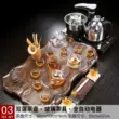 bàn uống trà điện Bàn trà hộ gia đình hoàn toàn tự động bộ ấm trà điện chia bộ hoàn chỉnh Kung Fu trà biển khay trà nhỏ ánh sáng sang trọng hiện đại mẫu bàn trà điện Bàn trà điện