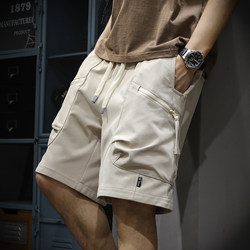 Summer Thin Cool Work Shorts for Men, New ins Sports Casual Mid-Length Pants, Loose Trendy Brand 2026 Five-Point Shorts